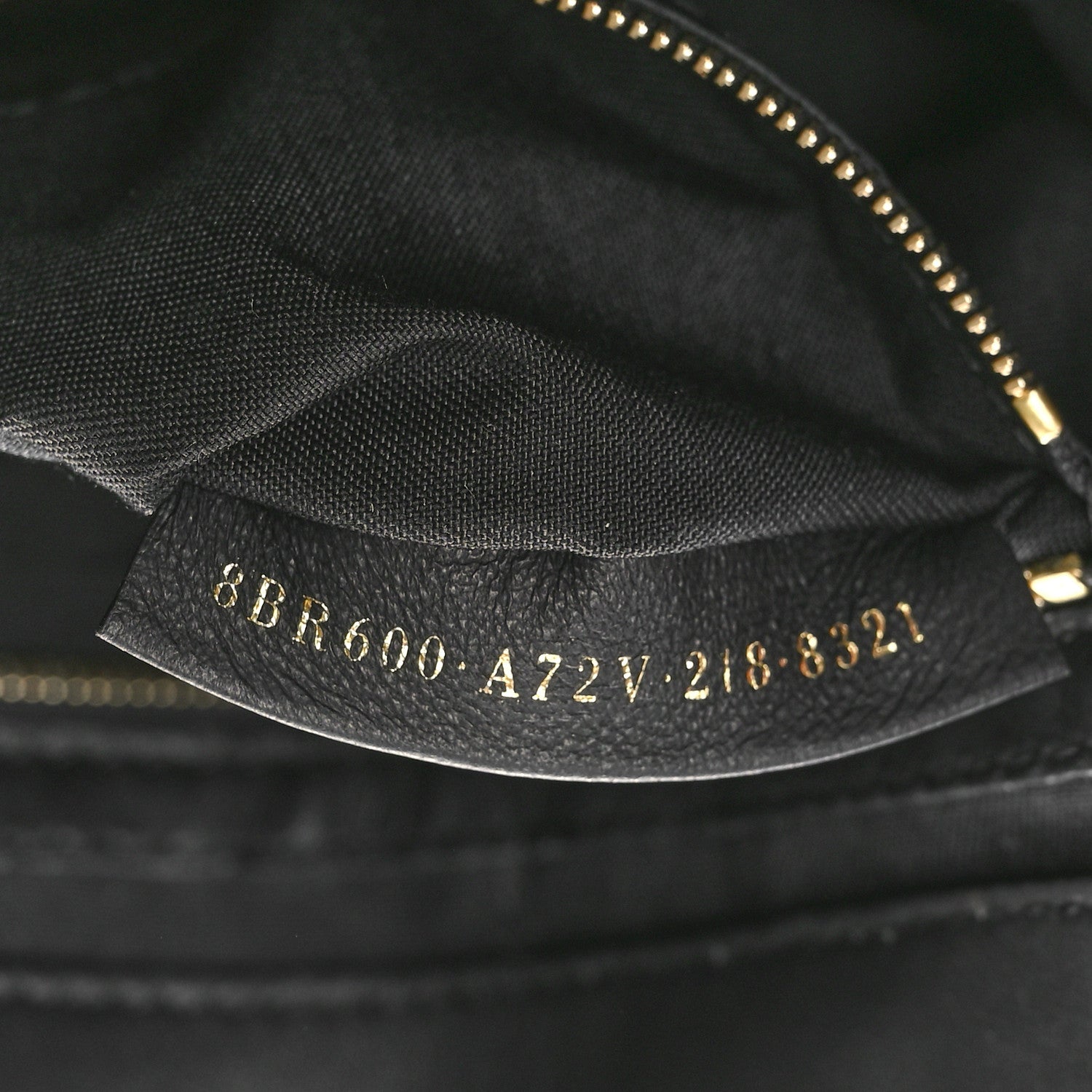 Fendi Nappa FF 1974 Embossed Baguette Black 7 of 10