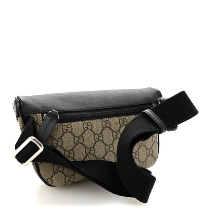 Gucci GG Supreme Monogram Belt Bag Black 3 of 10