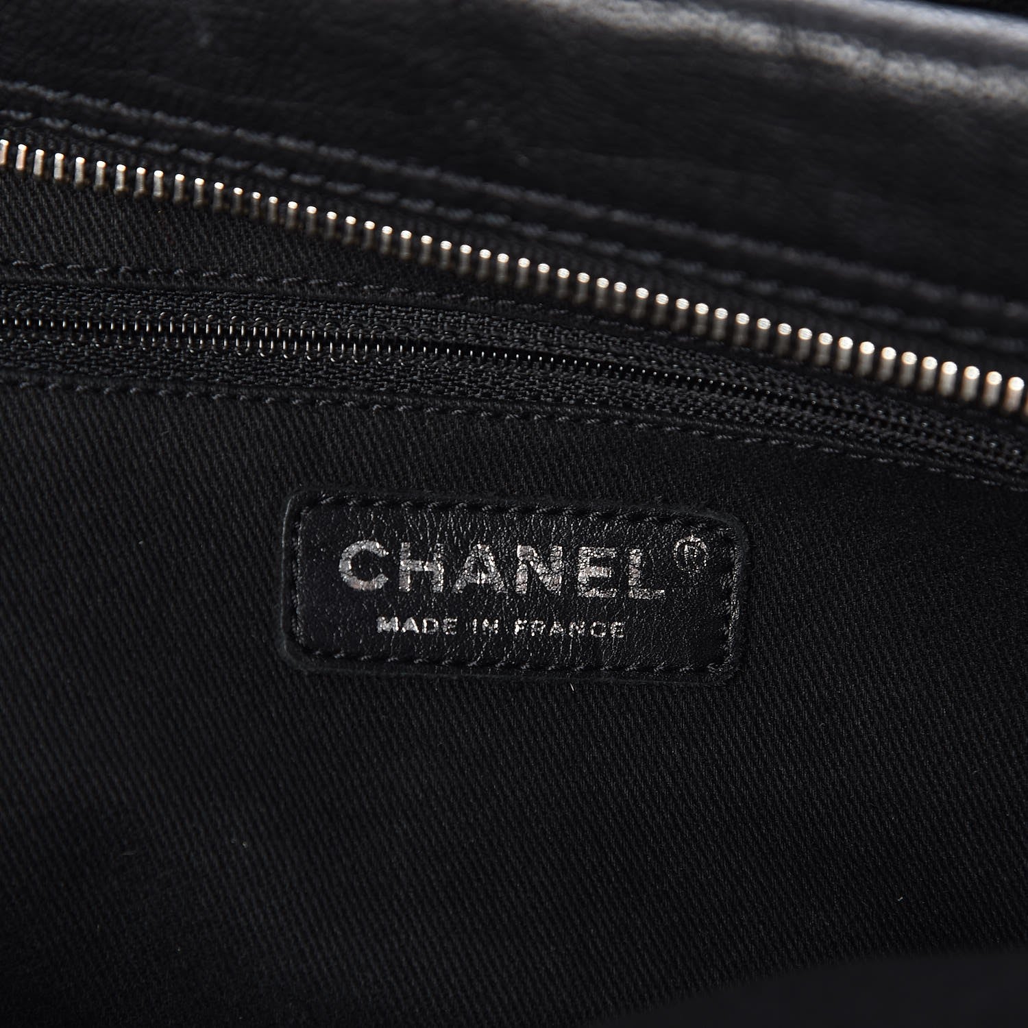 Chanel Calfskin Large Diamond Stitch Tote Black 6 of 7