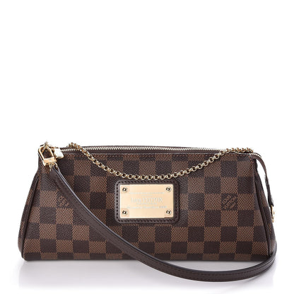 Louis Vuitton Damier Ebene Eva Clutch 1 of 8