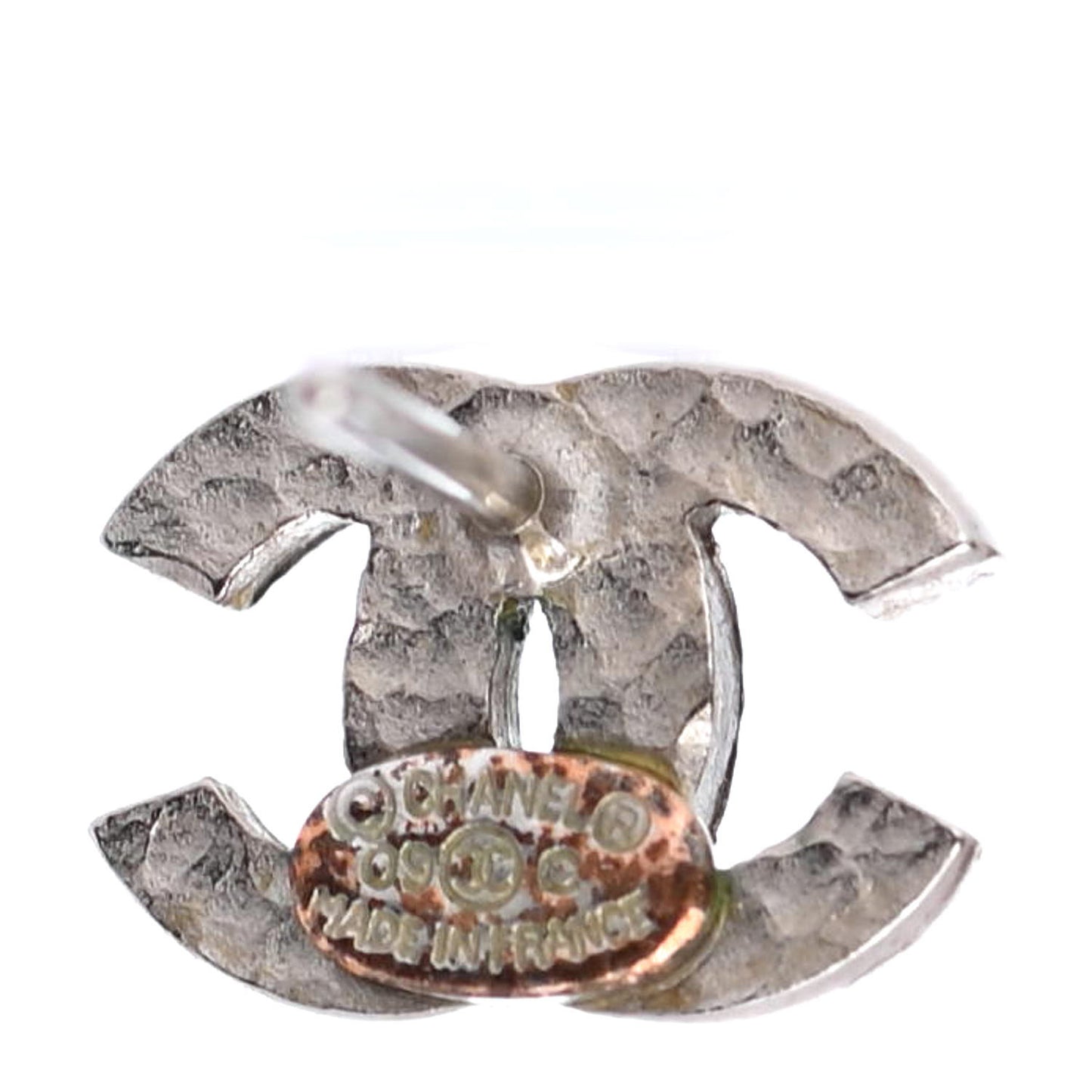 Crystal Mini Timeless CC Earrings Silver