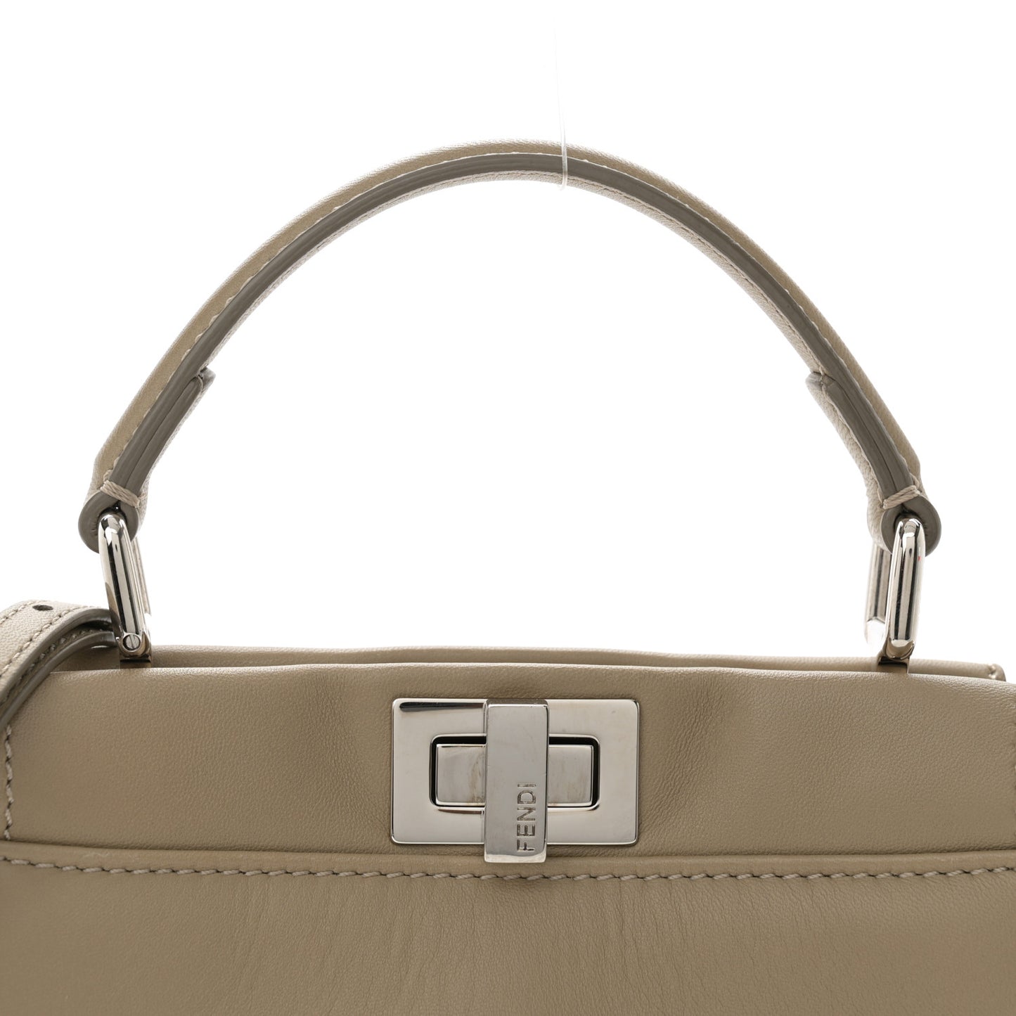 Nappa Mini Peekaboo Iconic Satchel Tortora