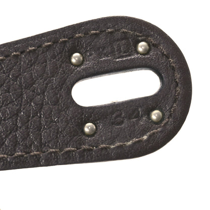 Hermes Taurillon Clemence Lindy 30 Chocolate 7 of 12