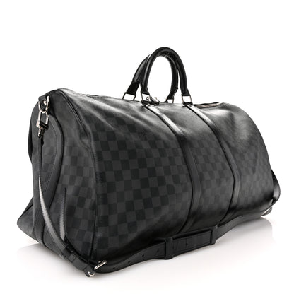 Louis Vuitton Damier Graphite Keepall Bandouliere 55 2 of 13