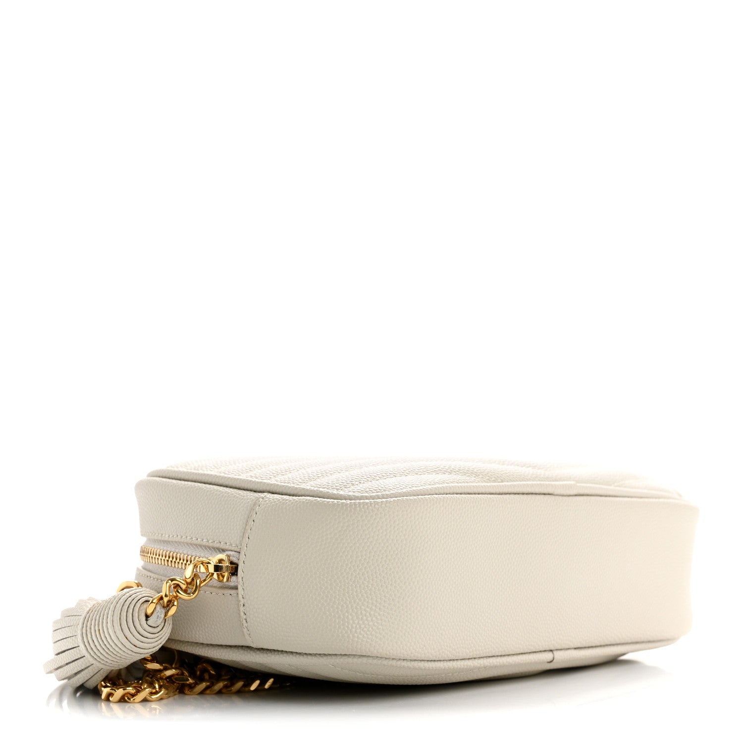 Saint Laurent Grain De Poudre Matelasse Monogram Mini Lou Camera Bag Crema Soft 4 of 10