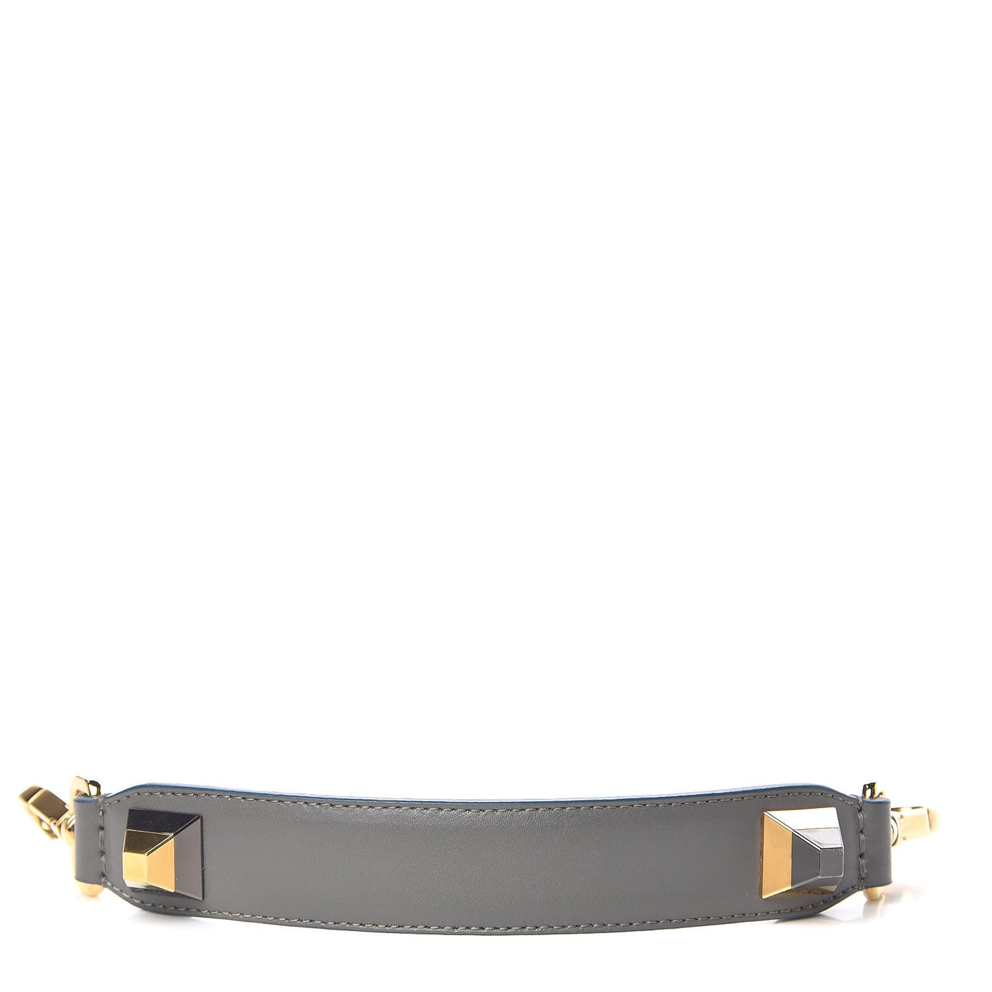 Calfskin Studded Mini Strap You Grey