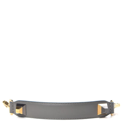 Fendi Calfskin Studded Mini Strap You Grey 1 of 2