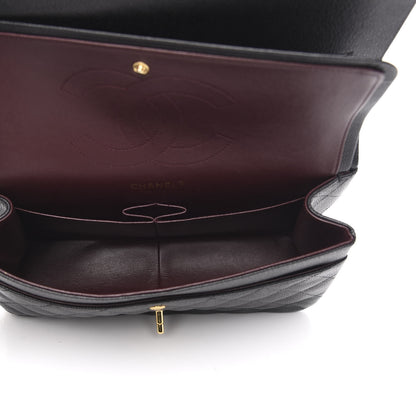 Chanel Caviar Quilted Jumbo Double Flap Black 5 of 14