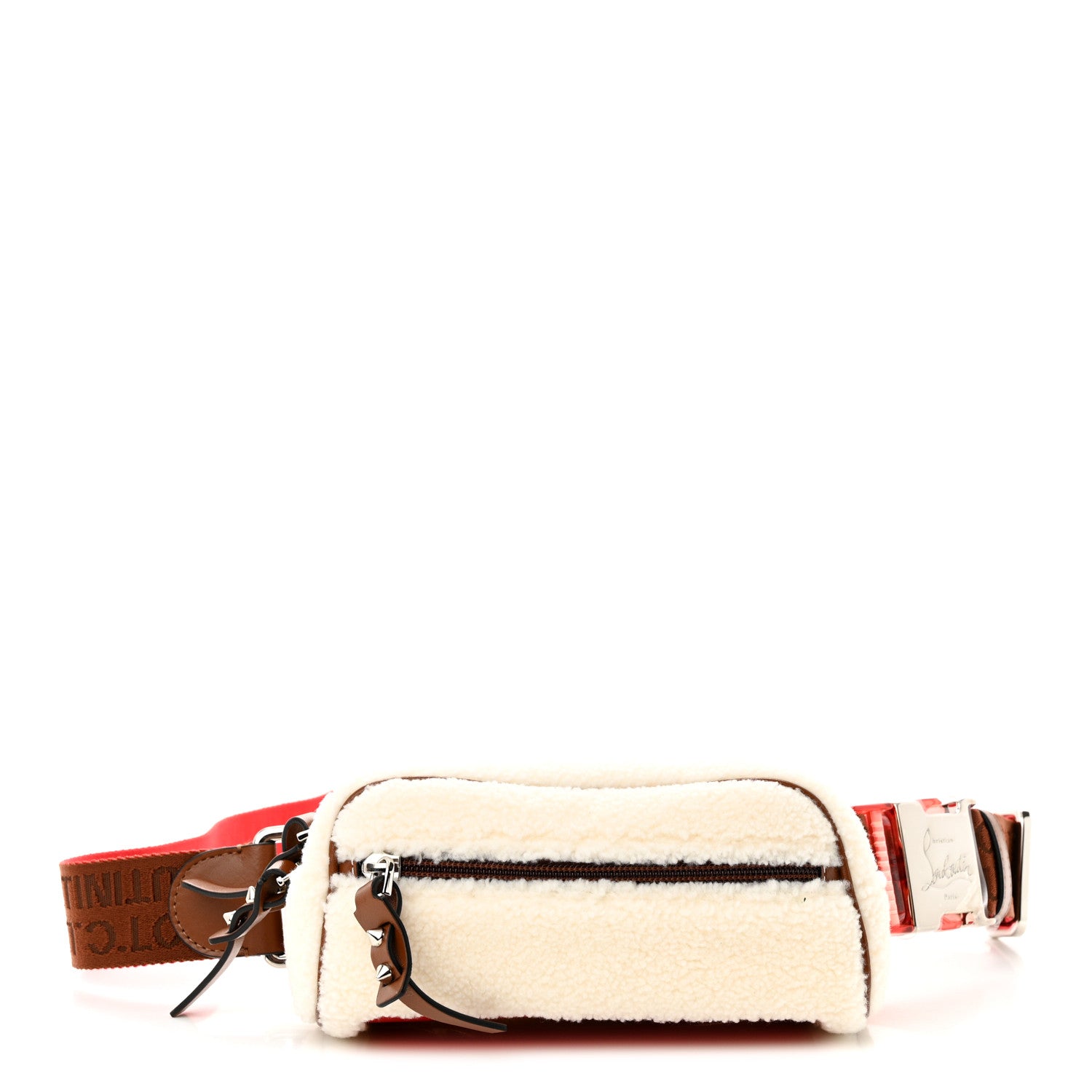 Christian Louboutin Laine Blaster Crossbody White Cuoio 1 of 12