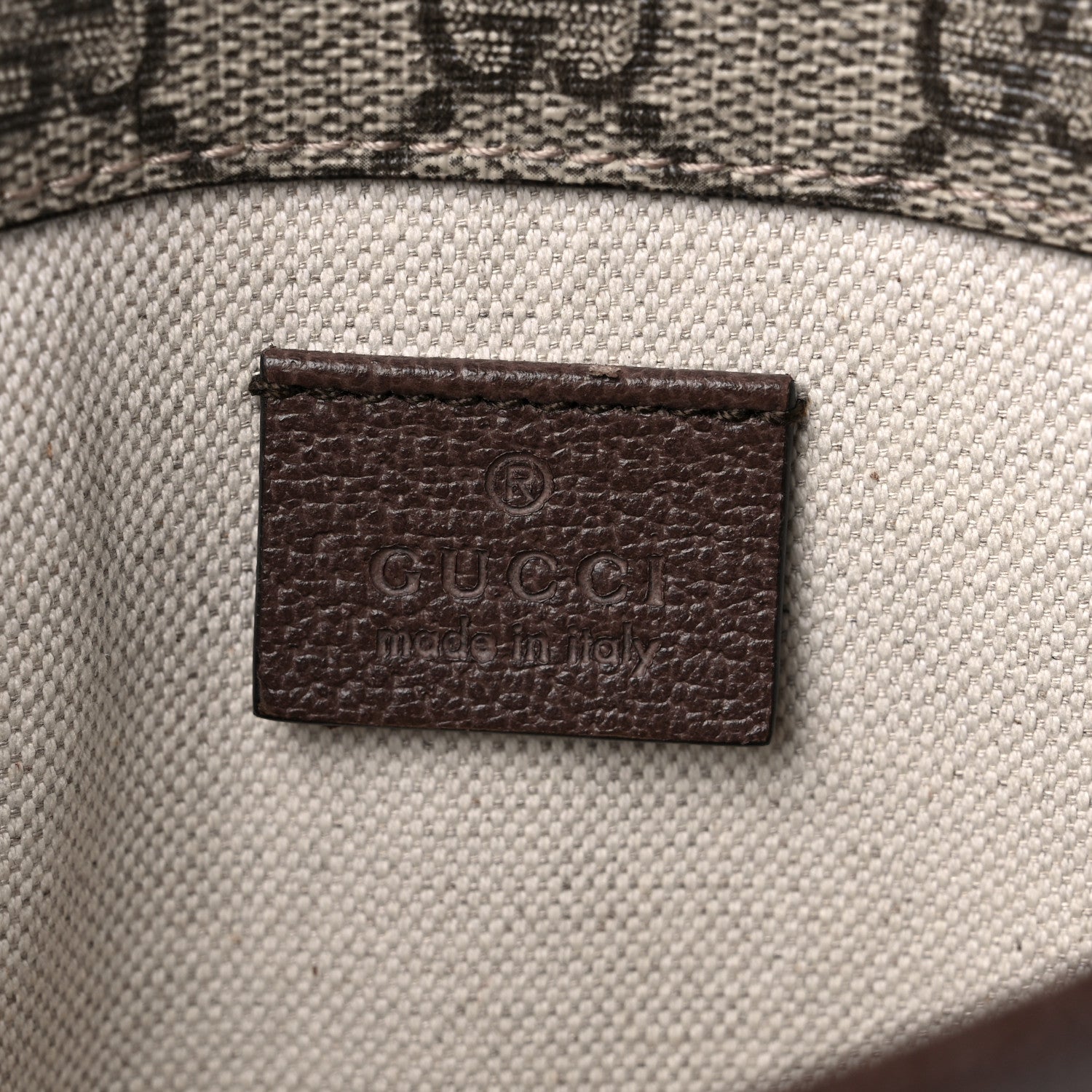 Gucci GG Supreme Monogram Neo Vintage Web Belt Bag Brown 6 of 10
