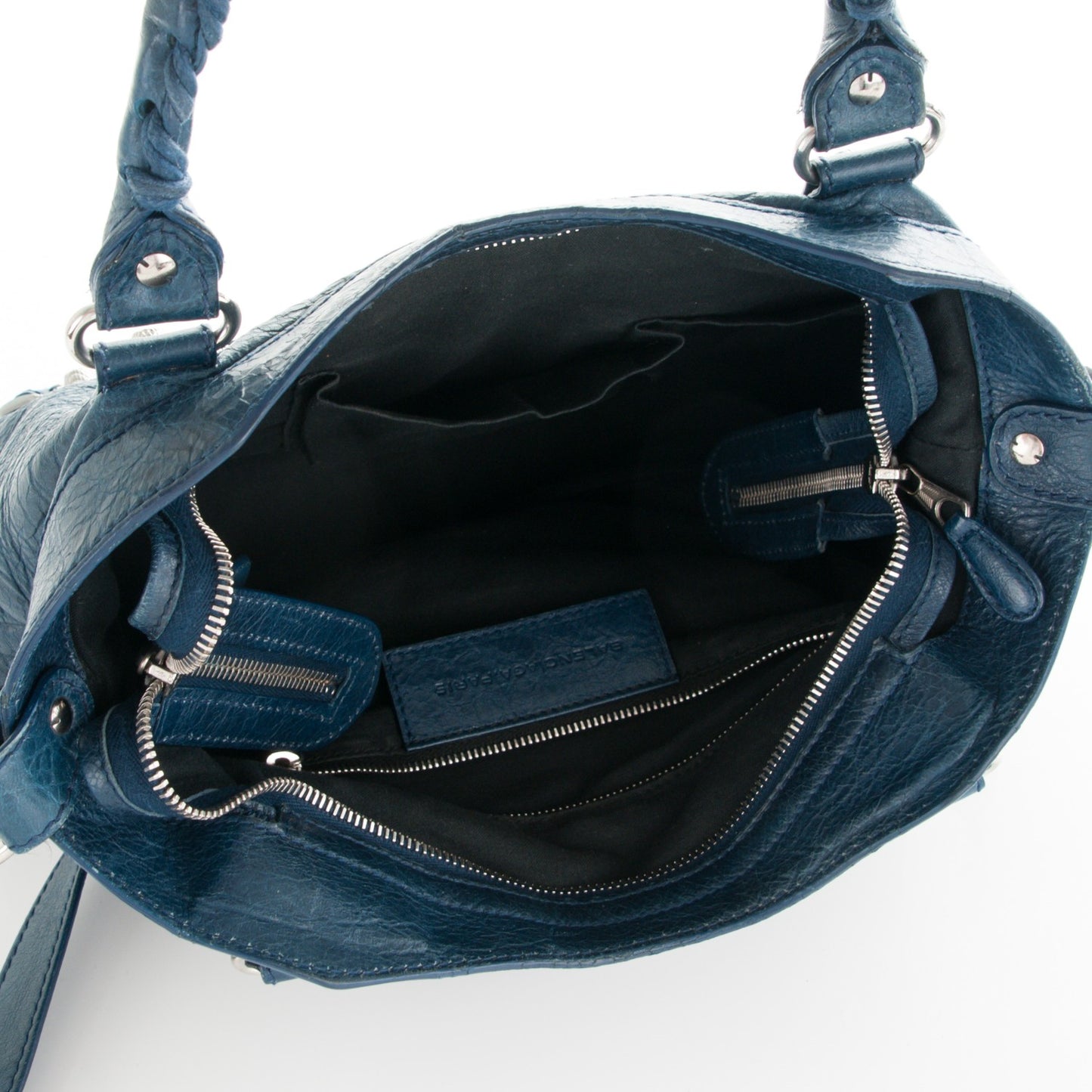 Agneau Giant 12 Silver Hardware Town Bleu Mineral