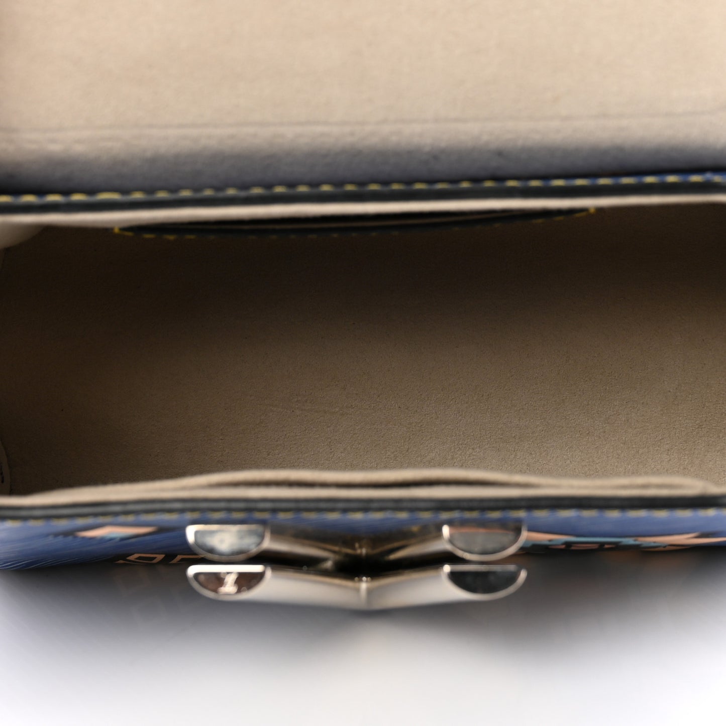 Epi Azteque Twist Shoulder Bag PM Denim Light