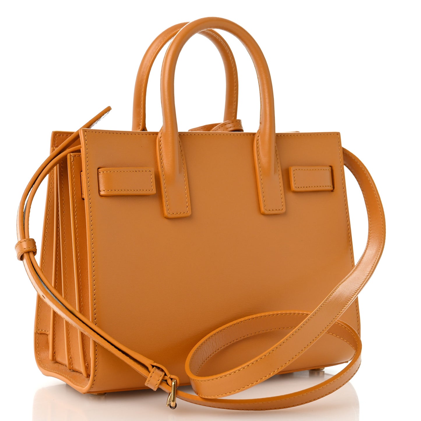 Calfskin Nano Sac De Jour Senape Yellow