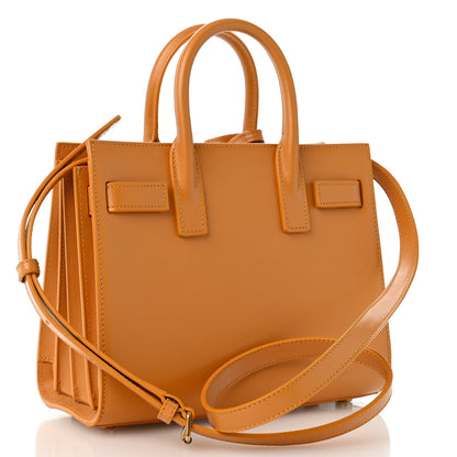 Saint Laurent Calfskin Nano Sac De Jour Senape Yellow 3 of 10