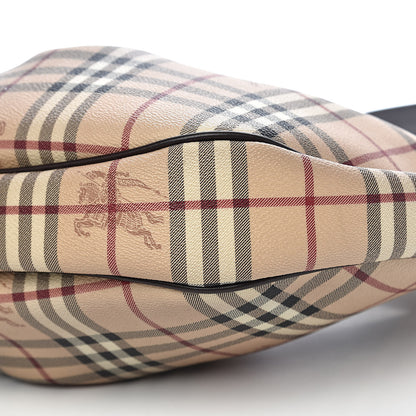 Burberry Haymarket Check Brooklyn Hobo Chocolate 10 of 11