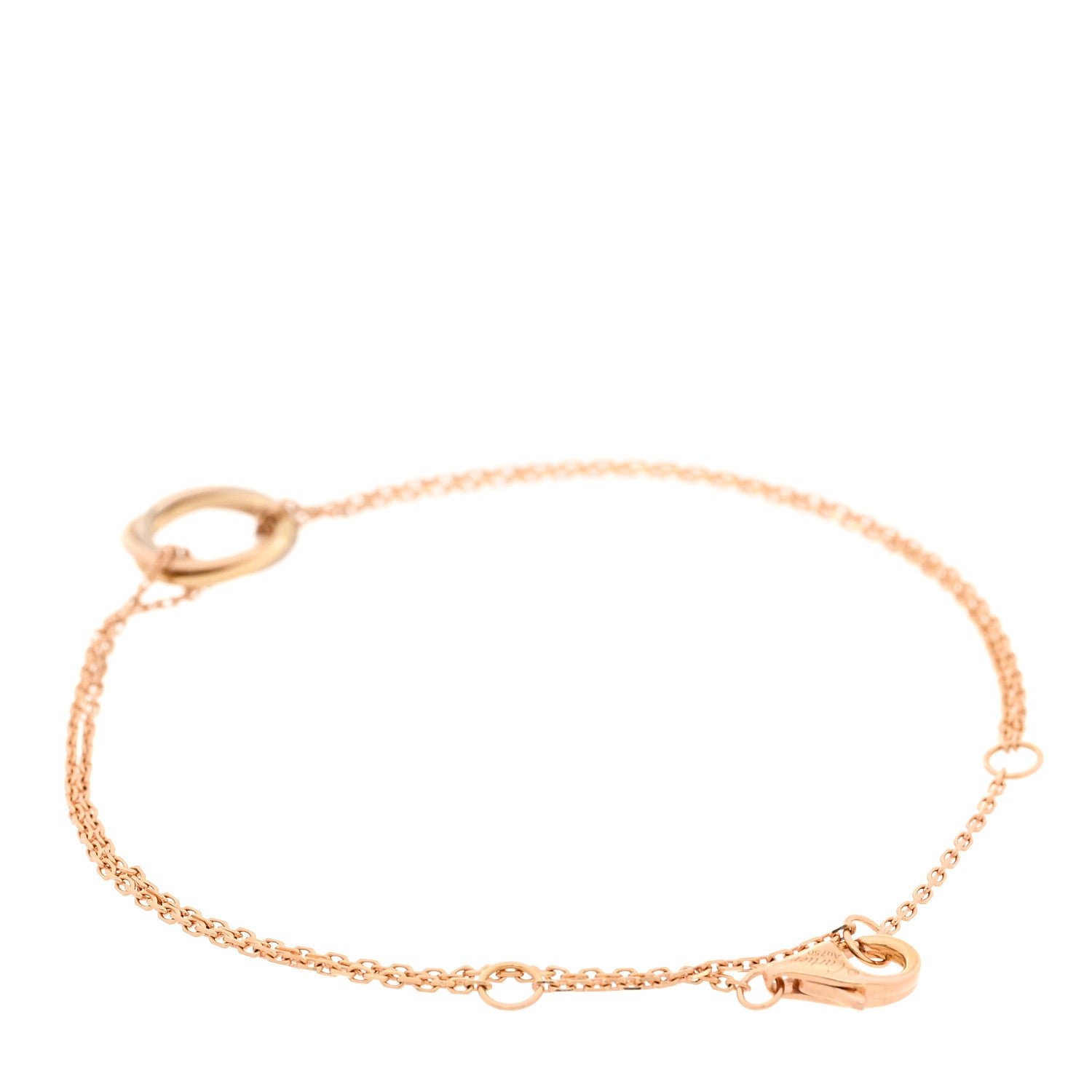 Cartier 18K Pink Yellow White Gold Trinity Bracelet 2 of 4
