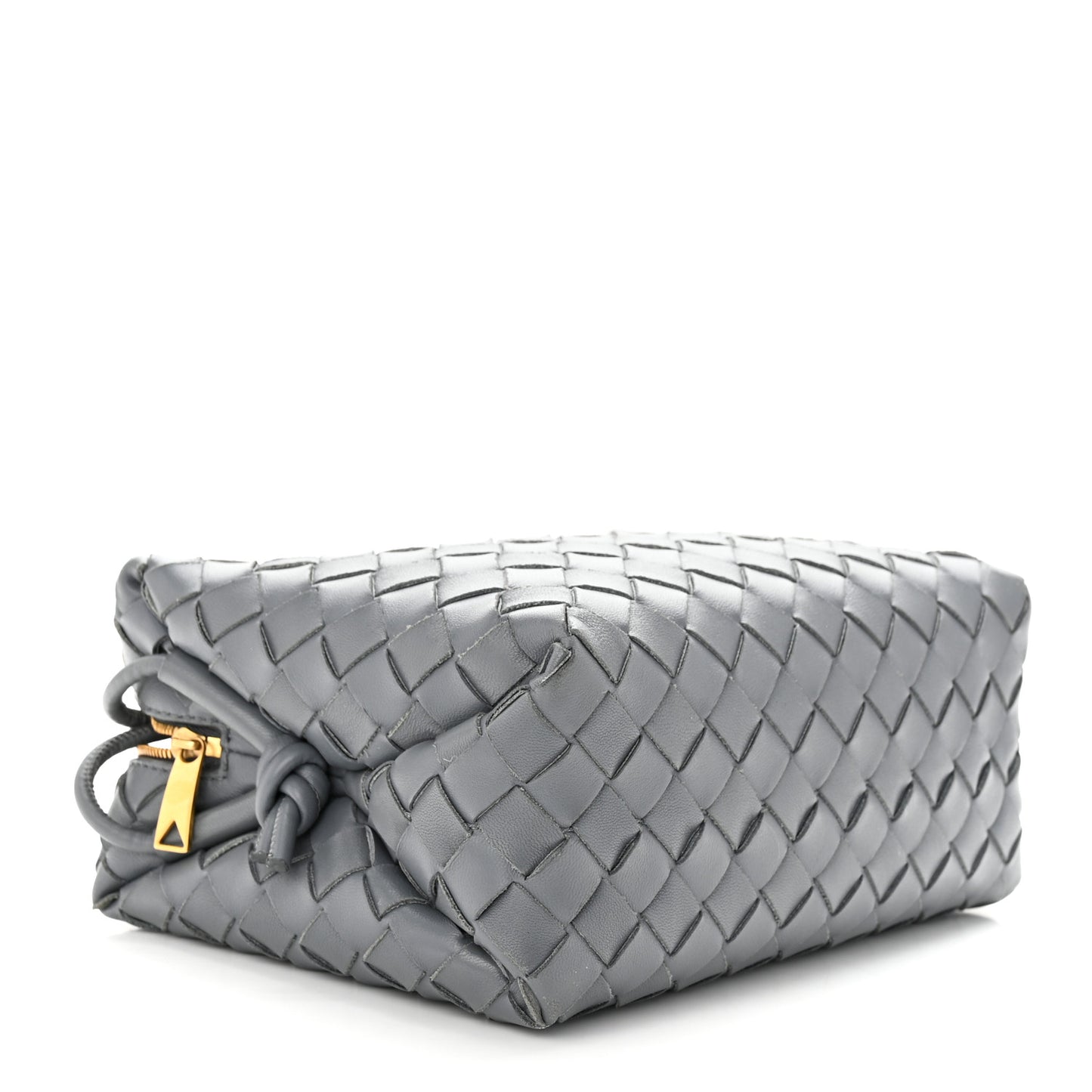 Nappa Intrecciato Small Loop Camera Bag Thunder