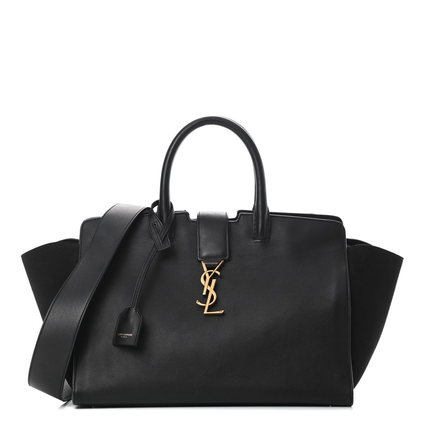 Calfskin Small Monogram Downtown Cabas Black