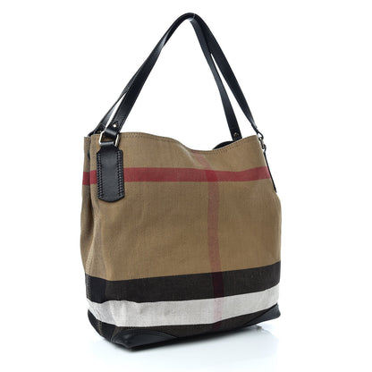 Burberry Canvas Mega Check Medium Maidstone Black 4 of 13