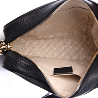 Gucci Pebbled Calfskin Small Soho Disco Bag Black 4 of 10