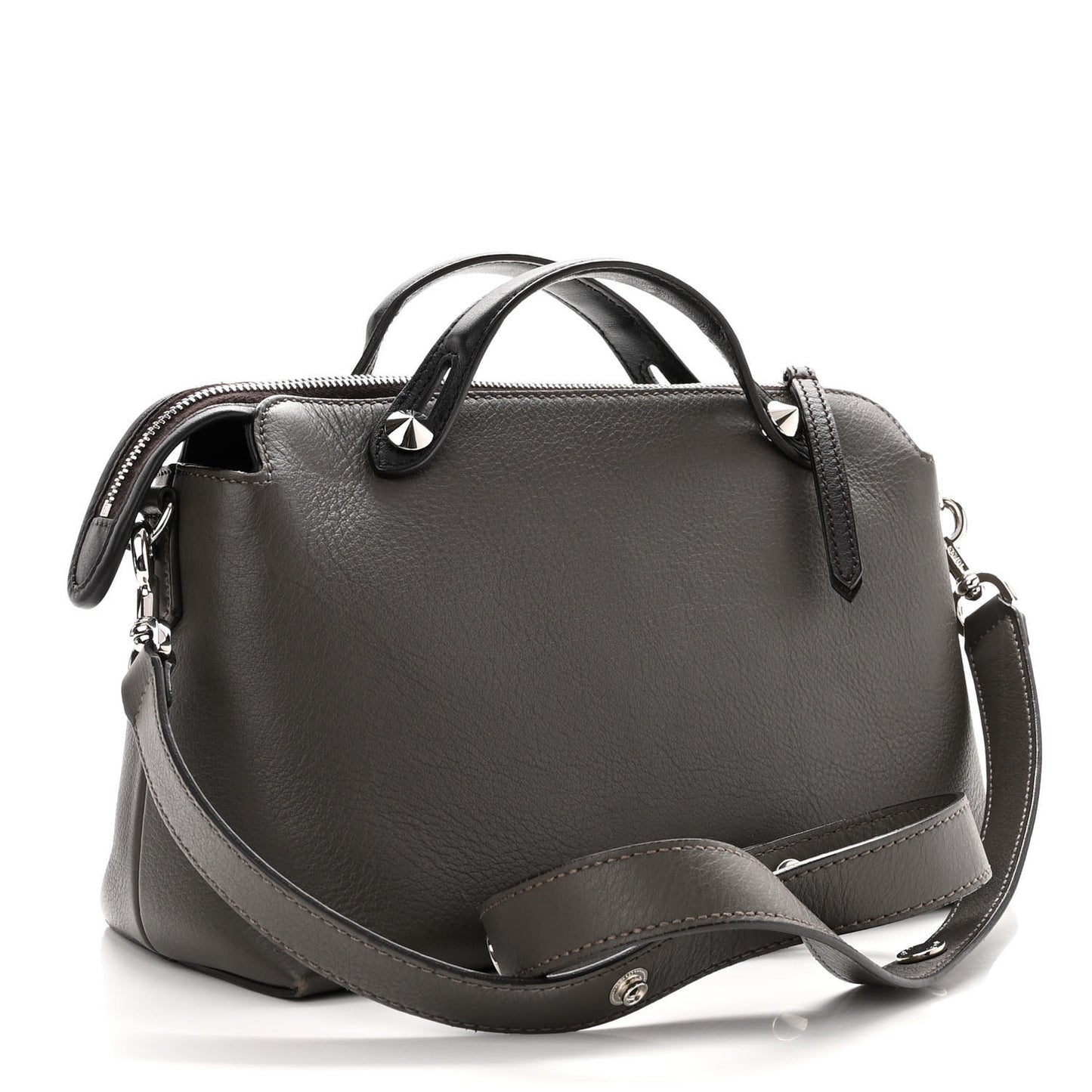 Vitello Dolce 4 Color Medium By The Way Boston Bag Carbone Grigio Polvere Multicolor