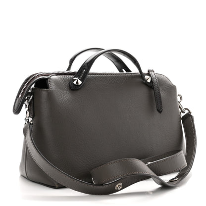 Fendi Vitello Dolce 4 Color Medium By The Way Boston Bag Carbone Grigio Polvere Multicolor 3 of 11