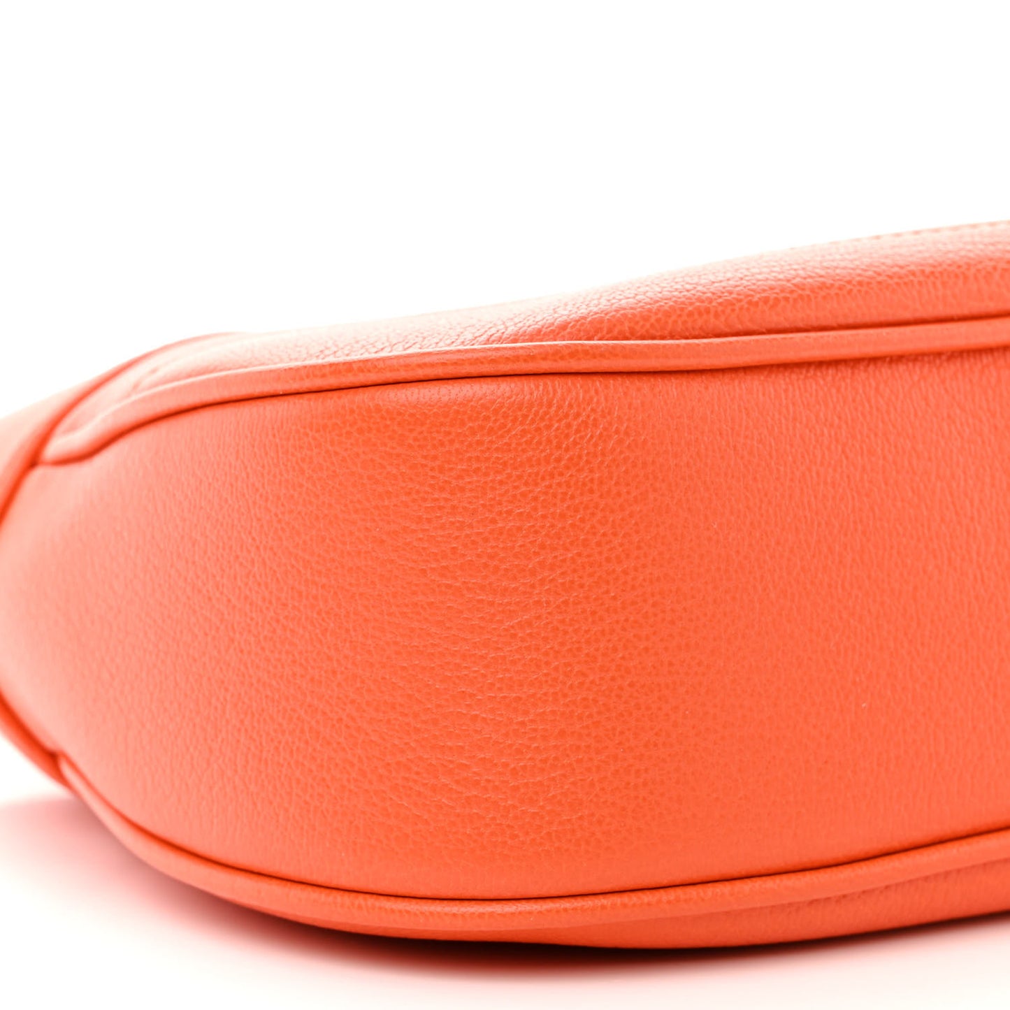 Goatskin Small Aphrodite Shoulder Bag Deep Orange