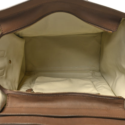 Celine Smooth Calfskin Shrunken Lambskin Mini Tri-Color Luggage Chalk 5 of 16