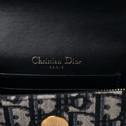 Christian Dior Oblique Saddle Belt Bag Blue 6 of 9