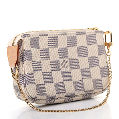 Louis Vuitton Damier Azur Mini Pochette Accessories 3 of 7