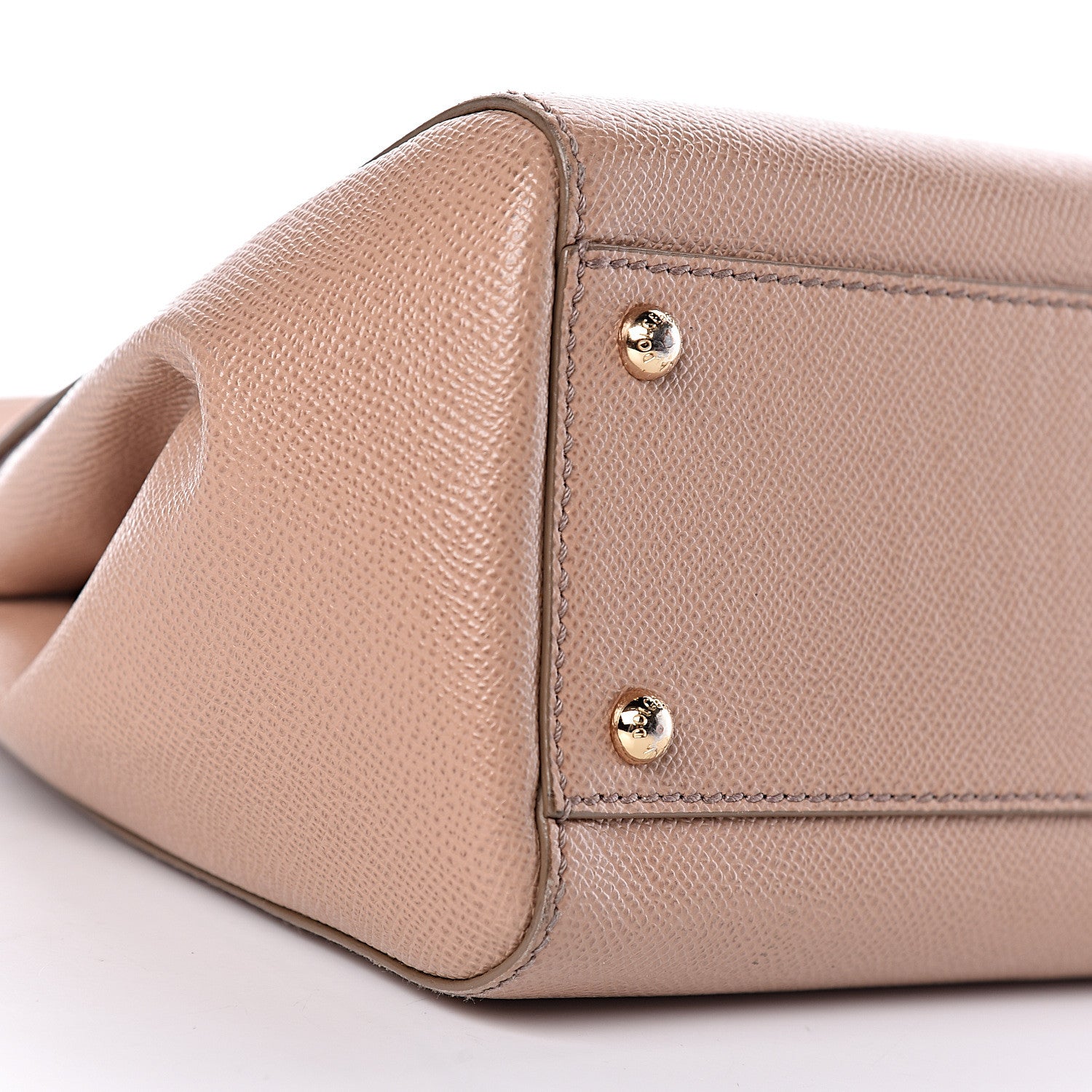 Dolce & Gabbana Dauphine Calfskin Medium Miss Sicily Satchel Tortora Sand 12 of 13