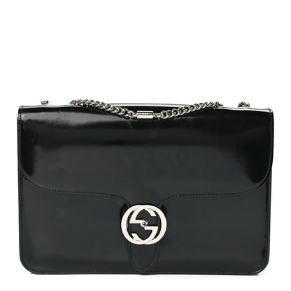 Gucci Shade Lux Calfskin Interlocking G Shoulder Bag Black 1 of 12