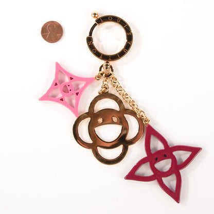 Louis Vuitton Cosmic Blossom Bag Charm Rose 2 of 4