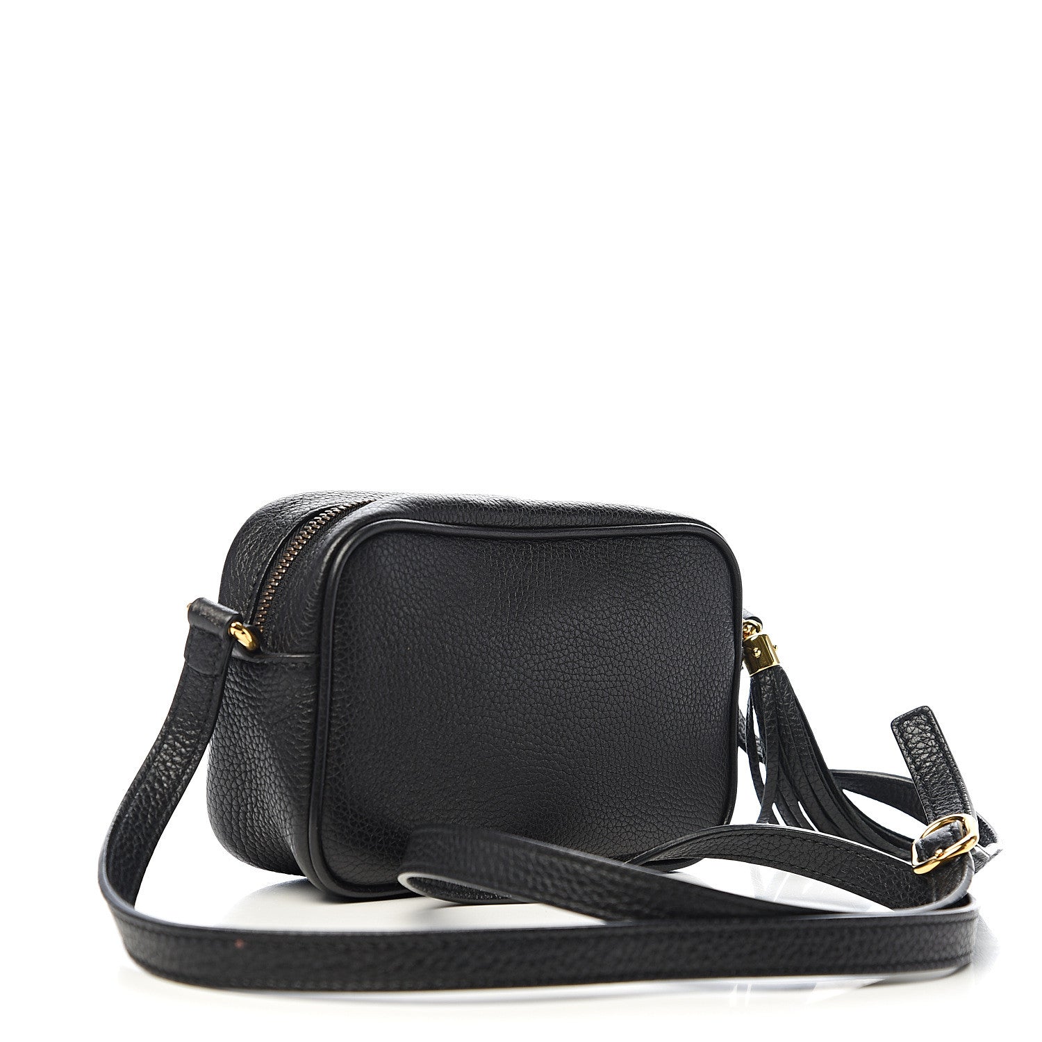 Gucci Pebbled Calfskin Mini Soho Disco Bag Black 2 of 9