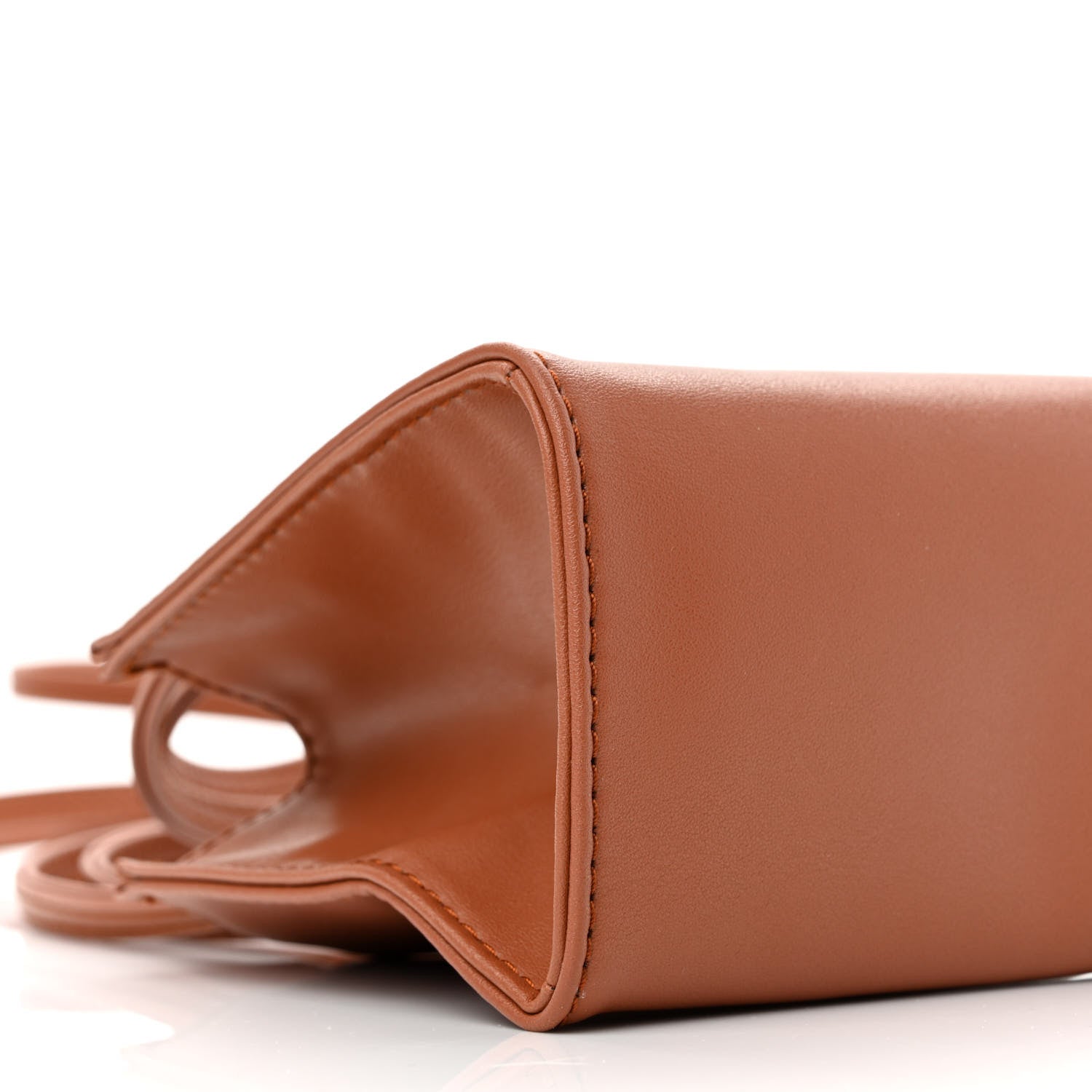 Telfar Vegan Leather Small Shopping Bag Tan 9 of 10