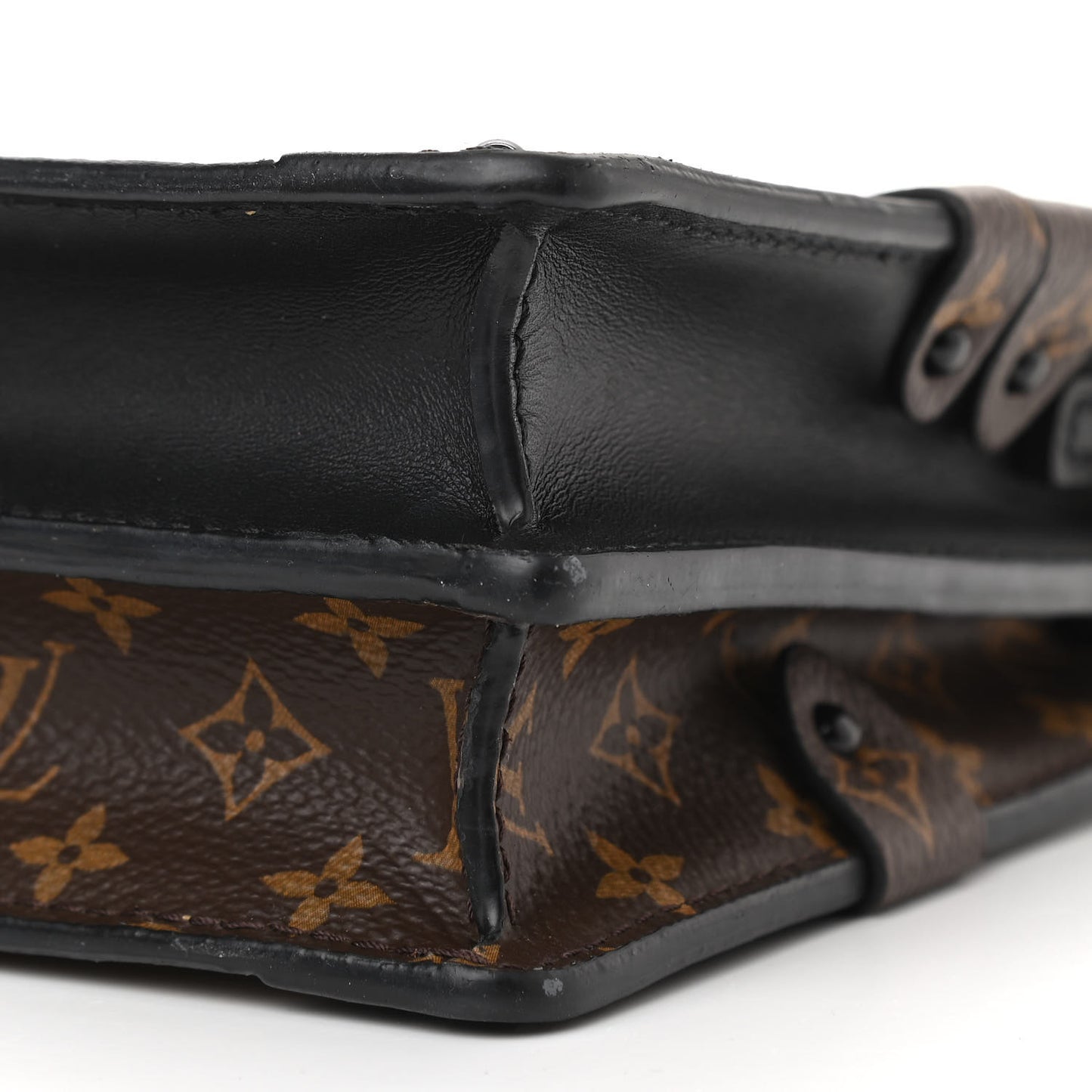 Reverse Monogram Trunk Clutch