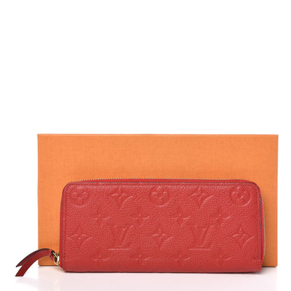 Louis Vuitton Empreinte Clemence Wallet Scarlet 8 of 8