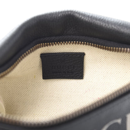 Gucci Grained Calfskin Small Logo Belt Bag Black 6 of 11