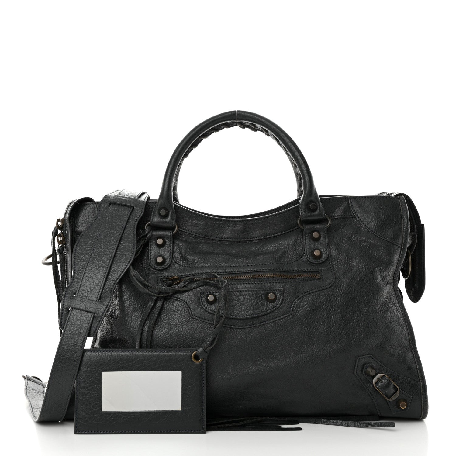 Balenciaga Agneau Classic Hardware City Anthracite 3 of 12
