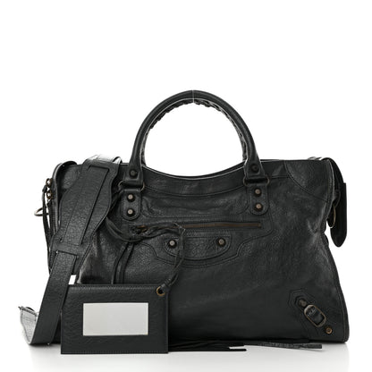 Balenciaga Agneau Classic Hardware City Anthracite 3 of 12