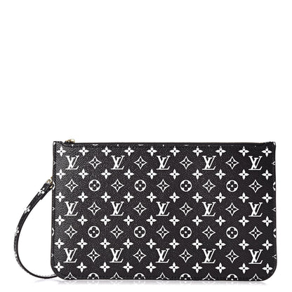 Louis Vuitton Monogram Giant Jungle Neverfull MM GM Pochette Black 1 of 7