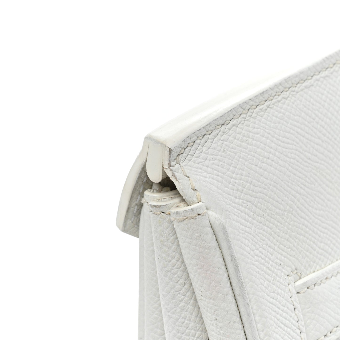 Epsom Birkin 35 White