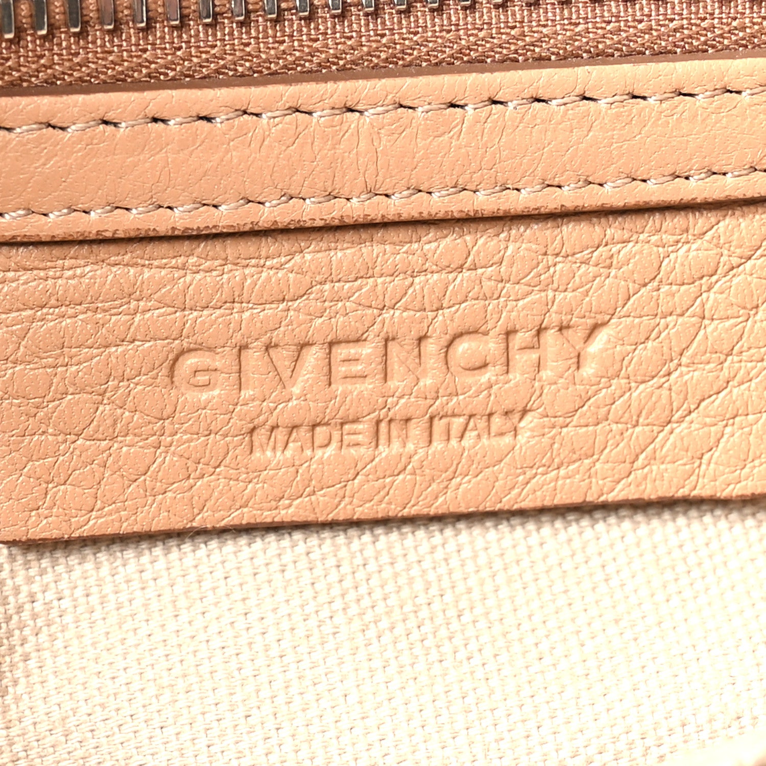 Givenchy Pebbled Calfskin Small Nightingale Light Brown 6 of 12