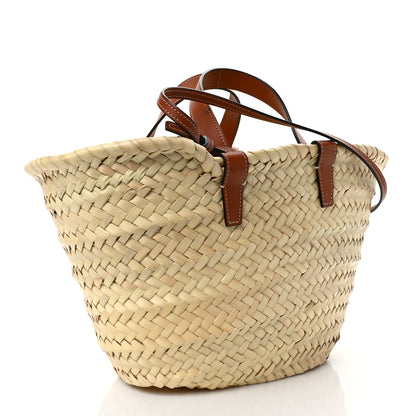Celine Raffia Calfskin Triomphe Teen Panier Tan 3 of 8