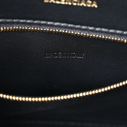 Balenciaga Shiny Box Calfskin Small Hourglass Top Handle Bag Black 7 of 11