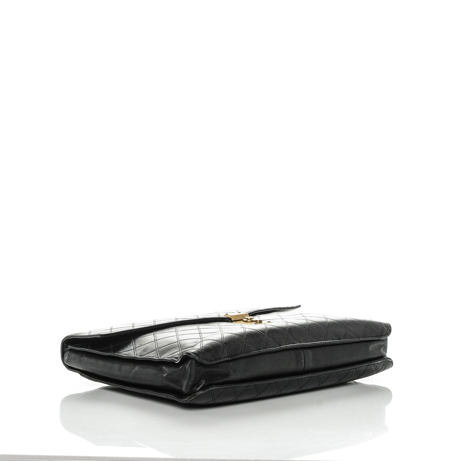 Chanel Lambskin Briefcase Bag Black 4 of 11