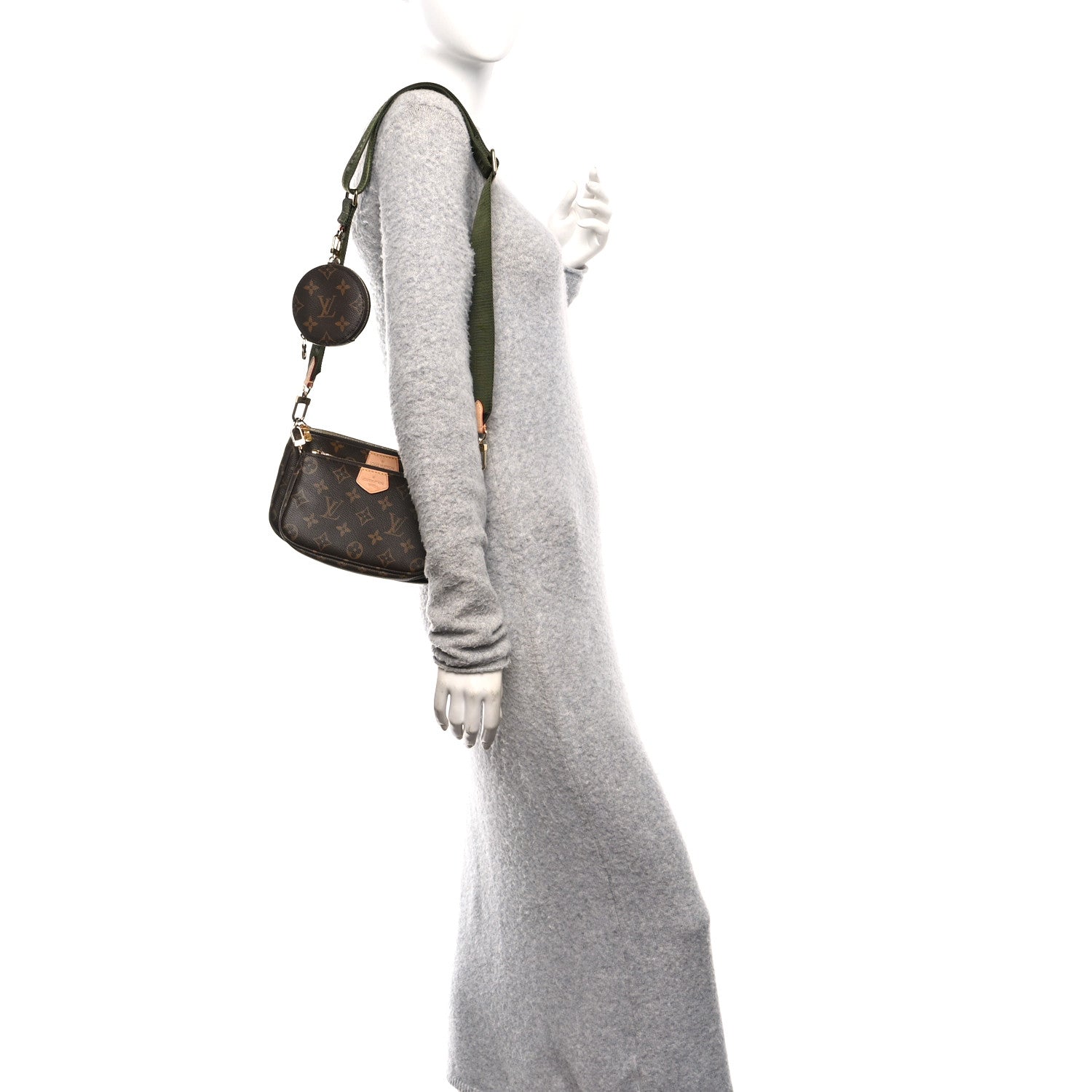 Louis Vuitton Monogram Multi Pochette Accessories Kaki 3 of 10