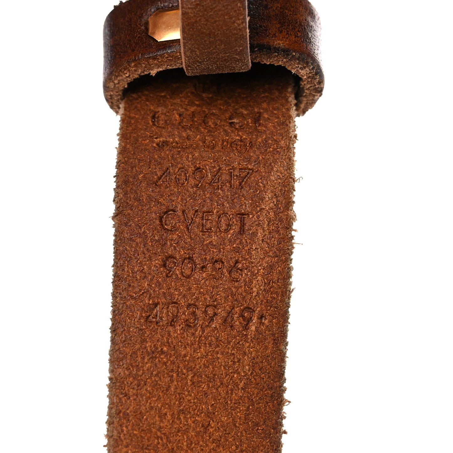 Faded Calfskin Double G 20mm Belt 90 36 Cuir