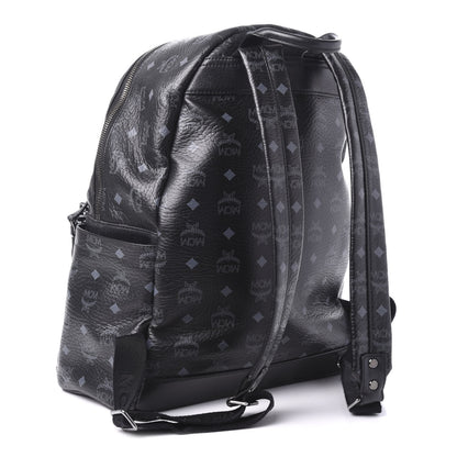 MCM Visetos Medium Studded Dual Stark Backpack Black 2 of 8
