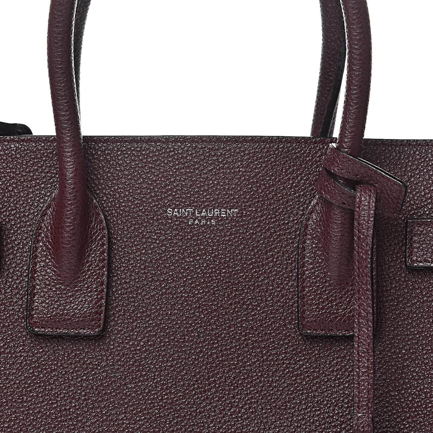 Grained Calfskin Baby Sac De Jour Amaranto